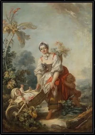 Картина Радости материнства (1752)