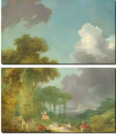 Картина Качели (1775-1780) 