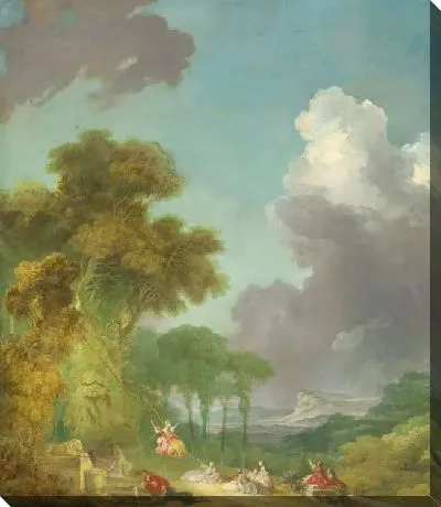 Картина Качели (1775-1780) 