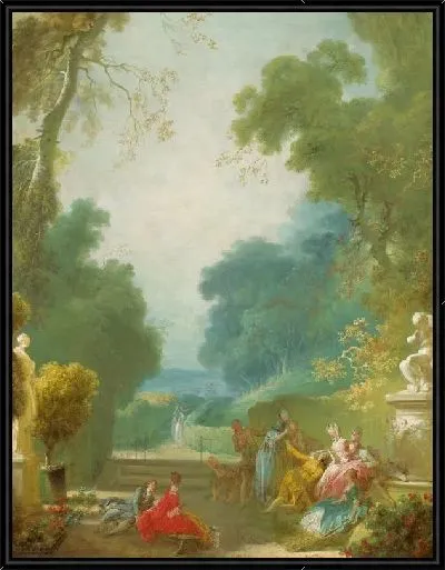 Картина Игра горячими моллюсками (1775-1780)