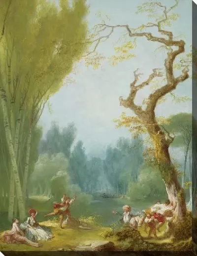 Картина Игра в лошадь и всадника (1775-1780)