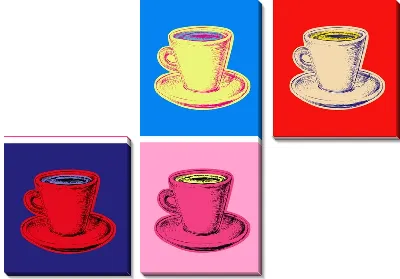 Модульная картина Чашки кофе