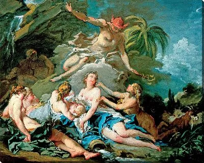 Картина Меркурий доверил младенца Диониса нимфам Ниса