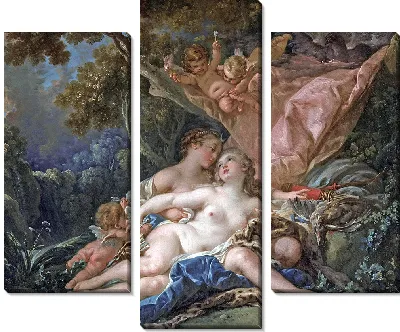 Картина Юпитер в обличии Дианы и нимфы Каллисто