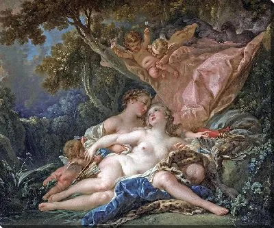 Картина Юпитер в обличии Дианы и нимфы Каллисто