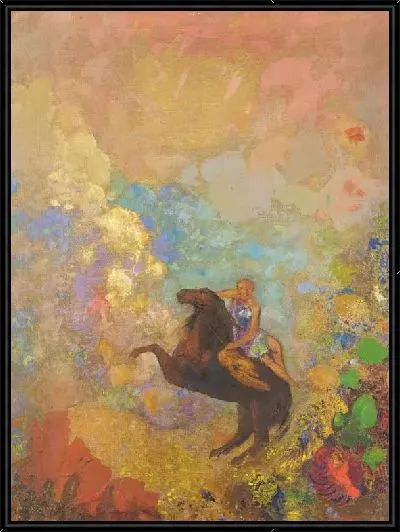 Картина Муза на пегасе (1907-1910)