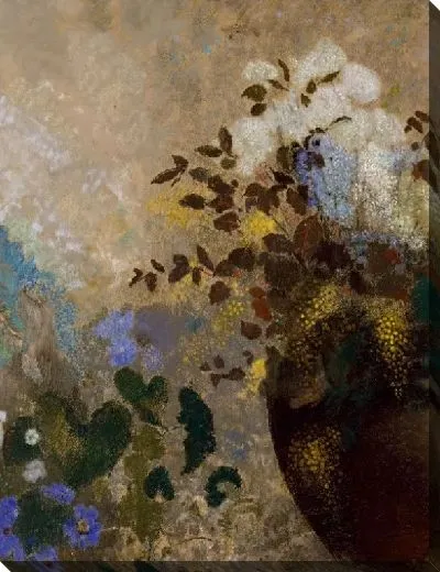 Картина Цветы в черной вазе (1909-1910)