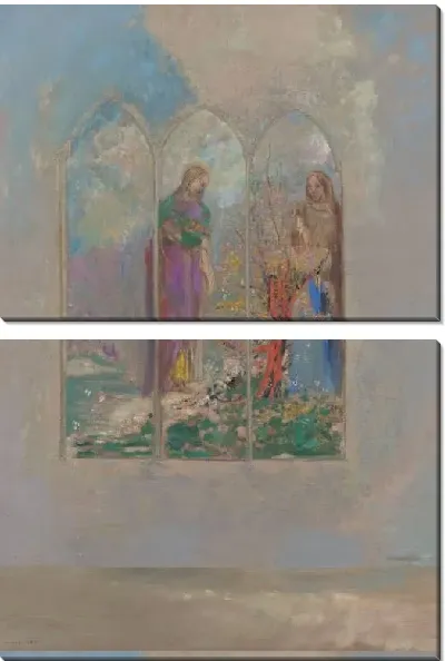Картина Преданность возле красного куста (1905)