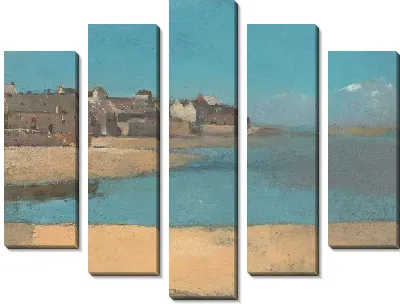 Деревня на берегу моря (1880)