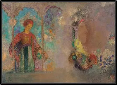 Женщина с цветами (1905)