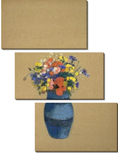 Картина Ваза с цветами (1909-1910)