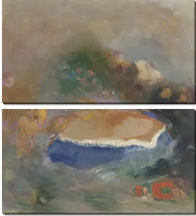 Картина Синий плащ на водах (1900-1905)