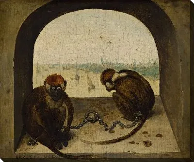 Две прикованные обезьяны (1562)