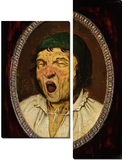 Картина Зевающий человек