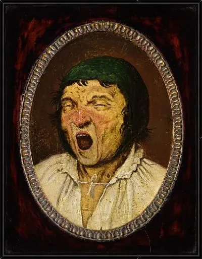 Картина Зевающий человек