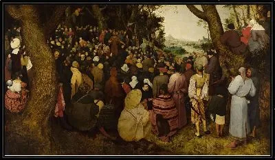 Картина Проповедь святого Иоанна Крестителя (1566)