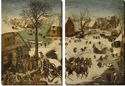 Картина Перепись в Вифлееме (1566)