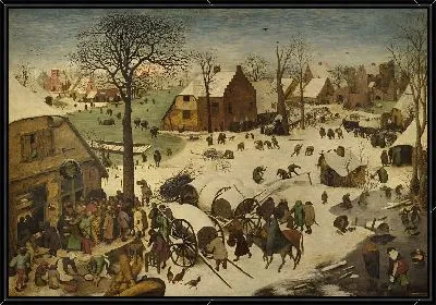 Картина Перепись в Вифлееме (1566)