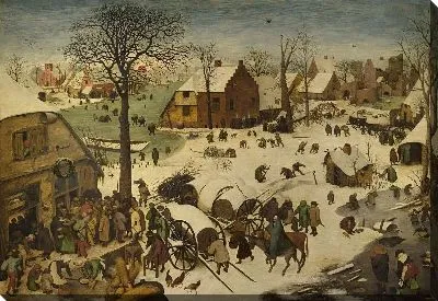 Картина Перепись в Вифлееме (1566)