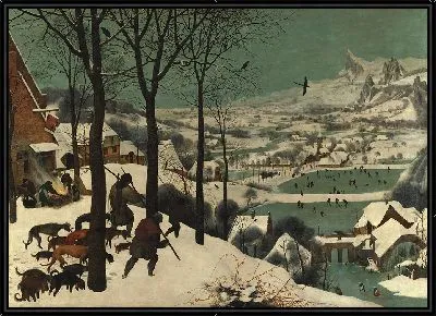 Охотники на снегу