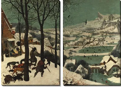 Охотники на снегу