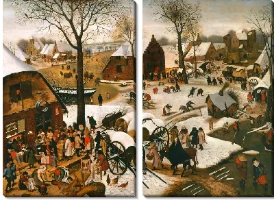 Картина Перепись в Вифлееме