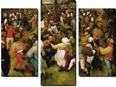 Картина Свадебный танец (1566)