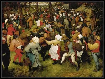 Картина Свадебный танец (1566)