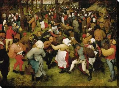 Картина Свадебный танец (1566)