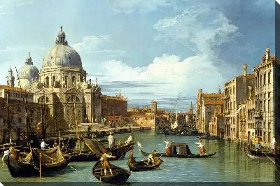 Картина маслом Вход в Большой канал, Венеция (1730)