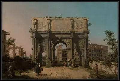 Картина Триумфальная арка императора Константина и Колизей (1742-1745)