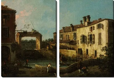Модульная картина Замок в Доле (1763)