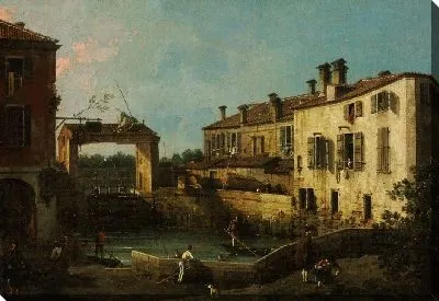 Картина маслом Замок в Доле (1763)