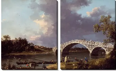 Модульная картина Уолтон мост (1754)