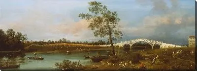 Картина маслом Старый Уолтон мост (1755)