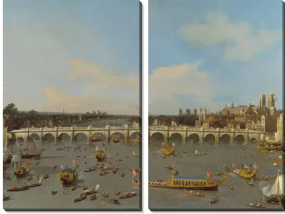 Модульная картина Вестминстерский мост (1747)