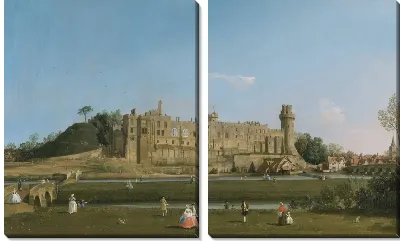 Модульная картина Замок Уорвик (1748-1749)