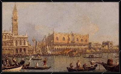 Картина Вид на дворец (1755)