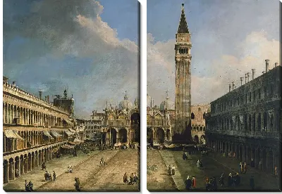 Модульная картина Площадь Сан-Марко в Венеции (1723-1724)