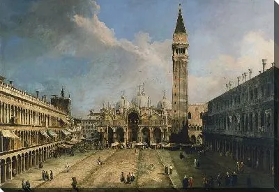 Картина маслом Площадь Сан-Марко в Венеции (1723-1724)