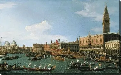 Картина маслом Бучинторо (1745-1750)