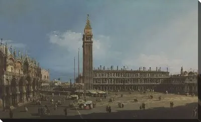 Картина маслом Площадь Сан-Марко в Венеции (1732-1733)