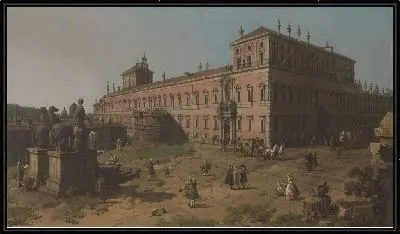 Картина Вид на Палаццо дель Квиринале, Рим (1750-1751)