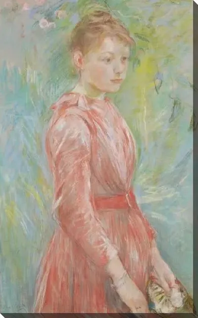 Картина Девушка в розовом платье (1888)