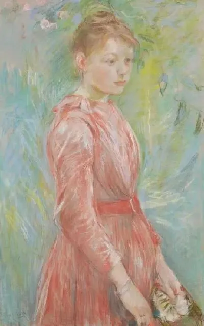 Картина Девушка в розовом платье (1888)