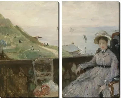 Картина На террасе (1874)