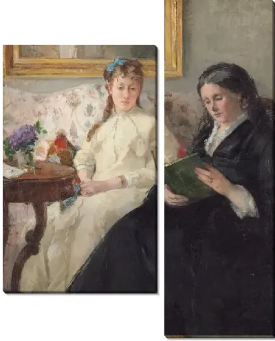 Картина Мать и сестра художника (1869-1870)