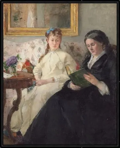 Картина Мать и сестра художника (1869-1870)