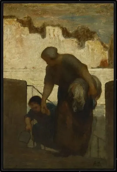 Картина Прачка (1863)