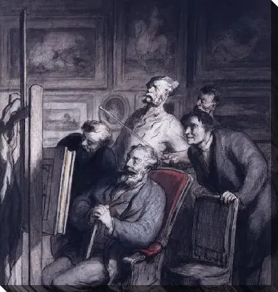 Картина Дилетанты (1865-1868)